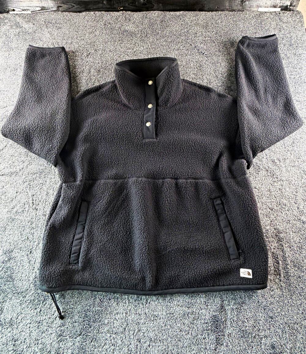 The North Face Women's Cragmont Fleece 1/4 Snap XL black